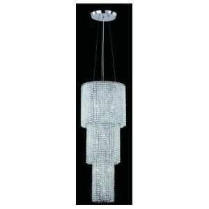 Nulco 278 42 CR/CR Rhapsody 3 Tier 9 Light 42 Round Pendant With 