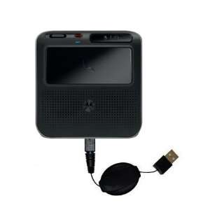  Retractable USB Cable for the Motorola T325 Bluetooth Speakerphone 
