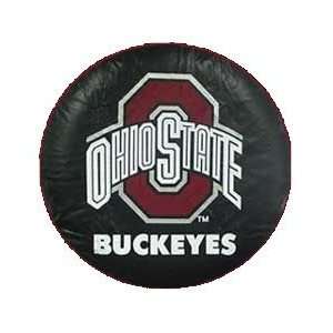 Ohio State University buckeyes black tire cover, Size C
