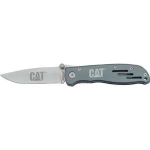  CAT 4 1/4in. Stainless/Aluminum Linerlock Knife