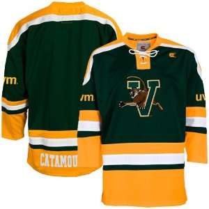  Vermont Catamounts Green Hockey Jersey