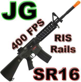 JG SR16 M16 Metal RIS AEG M4 Airsoft Electric Rifle Gun  