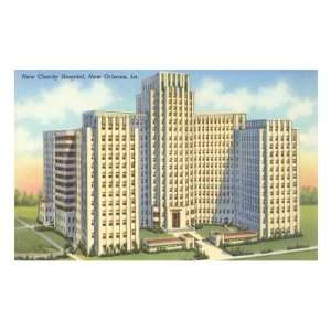  Charity Hospital, New Orleans, Louisiana Premium Poster 