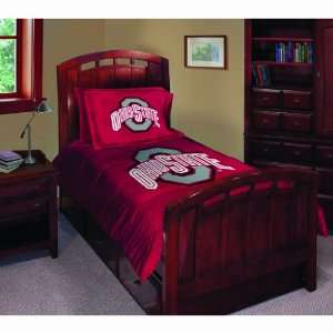 Ohio State Buckeyes College Style Twin/Full 63x86 Comforter Set   NCAA 