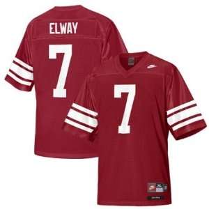  Men`s Stanford Cardinals #7 John Elway Football Jersey 