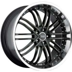  20x10 Prado Paladine 5x120 +20mm Black Machined Wheels 