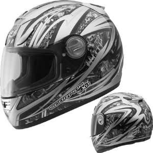  Scorpion EXO 700 Engine Full Face Helmet Large  Silver 