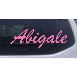  Abigale Car Window Wall Laptop Decal Sticker    Pink 50in 