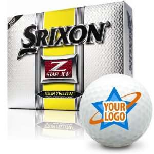 Srixon Z Star XV Tour Yellow Logo Golf Balls