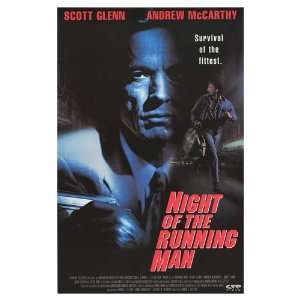 Night of the Running Man Movie Poster, 27 x 39 (1994)  