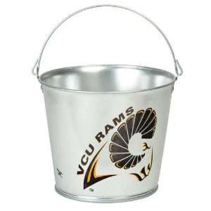  VCU Rams Bucket 5 Quart Galvanized Pail Sports 