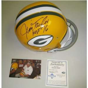  Jim Taylor Autographed Packers Rk Proline Helmet Sports 
