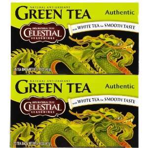 Celestial Seasonings Authentic Green Tea Grocery & Gourmet Food