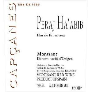  Celler De Capcanes Montsant Peraj Haabib Kosher 750ML 