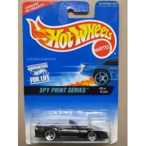    Hotwheels Custom Corvette Spy Print Series #4 4 #556 Toys & Games
