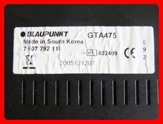 BLAUPUNKT GTA 475 4/3/2 CHANNEL AMPLIFIER 800W IPOD CONNECTION RARE 22 