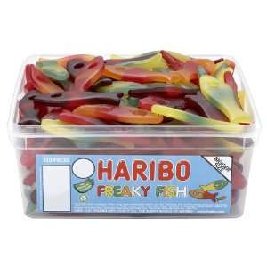 Haribo Freaky Fish Gummy Sweets 120 pieces  Grocery 