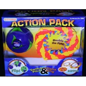  Action Pack Switch Pitch Flight Ring Transforming Toys 
