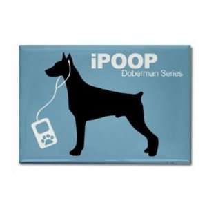  Doberman iPOOP (iPod) Fridge Magnet 