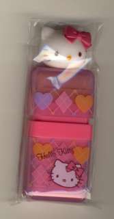Sanrio   Hello Kitty Argyle Eraser with Scrap Roller  