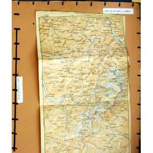  MAP 1901 CHAMONIX DIDIER MARTIGNY MONT BLANC MOUNTAINS 