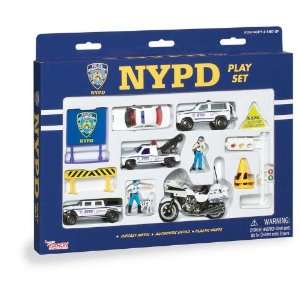  NYPD Police 14 Piece Play Set Toys & Games