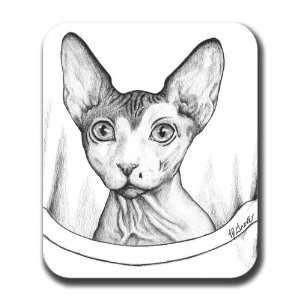  Pocket Sphynx Cat Art Mouse Pad 