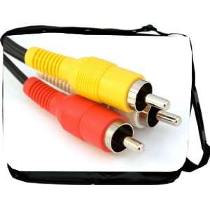  Rikki KnightTM AV Cables Design Messenger Bag   Book Bag 