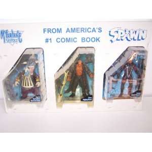  3 Spawn The Movie figures in special promotional packaging 