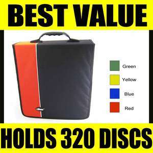   DVD Case Storage Wallet Disc Organizer Book Media DJ Bag Capacity 320