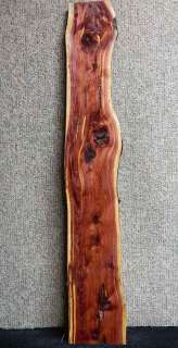   Figured Aromatic Red Cedar Live Edge Craftwood Lumber Slab 4414  