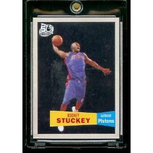 2007 08 Topps Basketball 1957 58 Variations # 125 Rodney Stuckey   NBA 