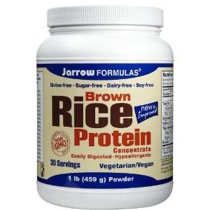  Jarrow Formulas Brown Rice Protein Powder, 16 oz Health 