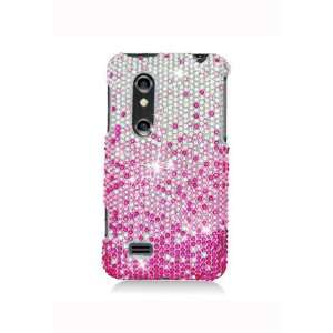  LG P920H Thrill 4G Full Diamond Graphic Case   Pink 