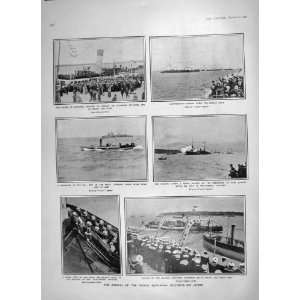  1905 FRENCH SHIP COWES SOUTHSEA CAILLARD ROZHDESTVENSKY 