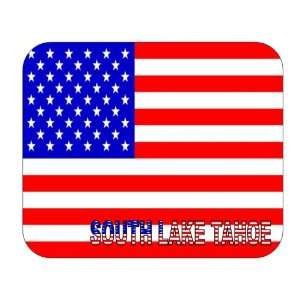  US Flag   South Lake Tahoe, California (CA) Mouse Pad 