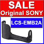 Sony LCS EMB2A Black Leather Camera Body Case for NEX 3