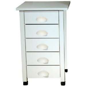  5   Drawer Mobile Cart Small Chest