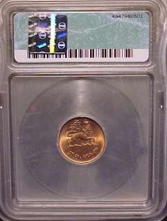   in diameter made of copper km 32 unc slabbed certified ms65 rb by icg
