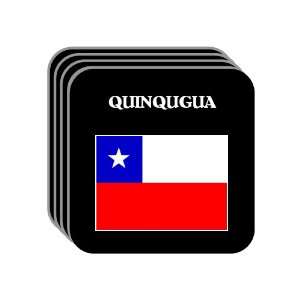  Chile   QUINQUGUA Set of 4 Mini Mousepad Coasters 