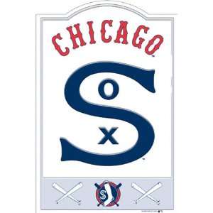  Chicago White Sox 12 x 18 Nostalgic Metal Trade Sign 