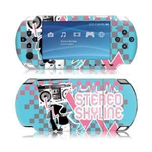   Sony PSP Slim  Stereo Skyline  Boom Box Lady Skin Electronics