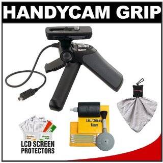 Sony Handycam GP AVT1 Shooting Grip with Mini Tripod with Cleaning 