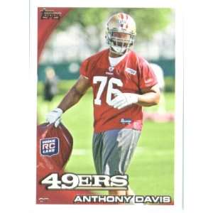  2010 Topps #173 Anthony Davis RC   San Francisco 49ers (RC 