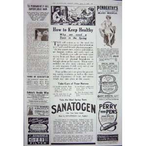    Advertisement 1922 Sanatogen Underwear Perry Polish