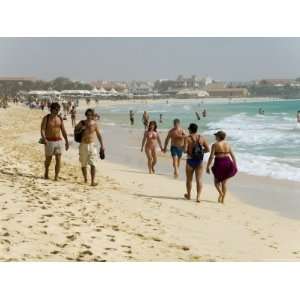 Beach at Santa Maria, Sal (Salt), Cape Verde Islands, Africa Premium 