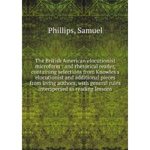   general rules interspersed as reading lessons Samuel Phillips Books