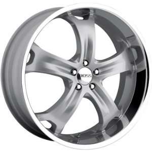Boss 329 22x9 Silver Wheel / Rim 5x135 with a 20mm Offset and a 108.20 