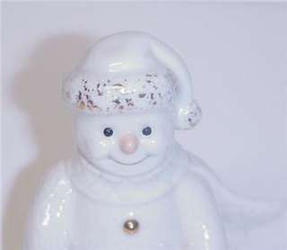 LENOX SNOWMAN WITH PRESENT CHRISTMAS FIGURINE  
