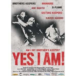  Yes I Am Poster German 27x40 Ad? Bantu Daniel Kretschmer 